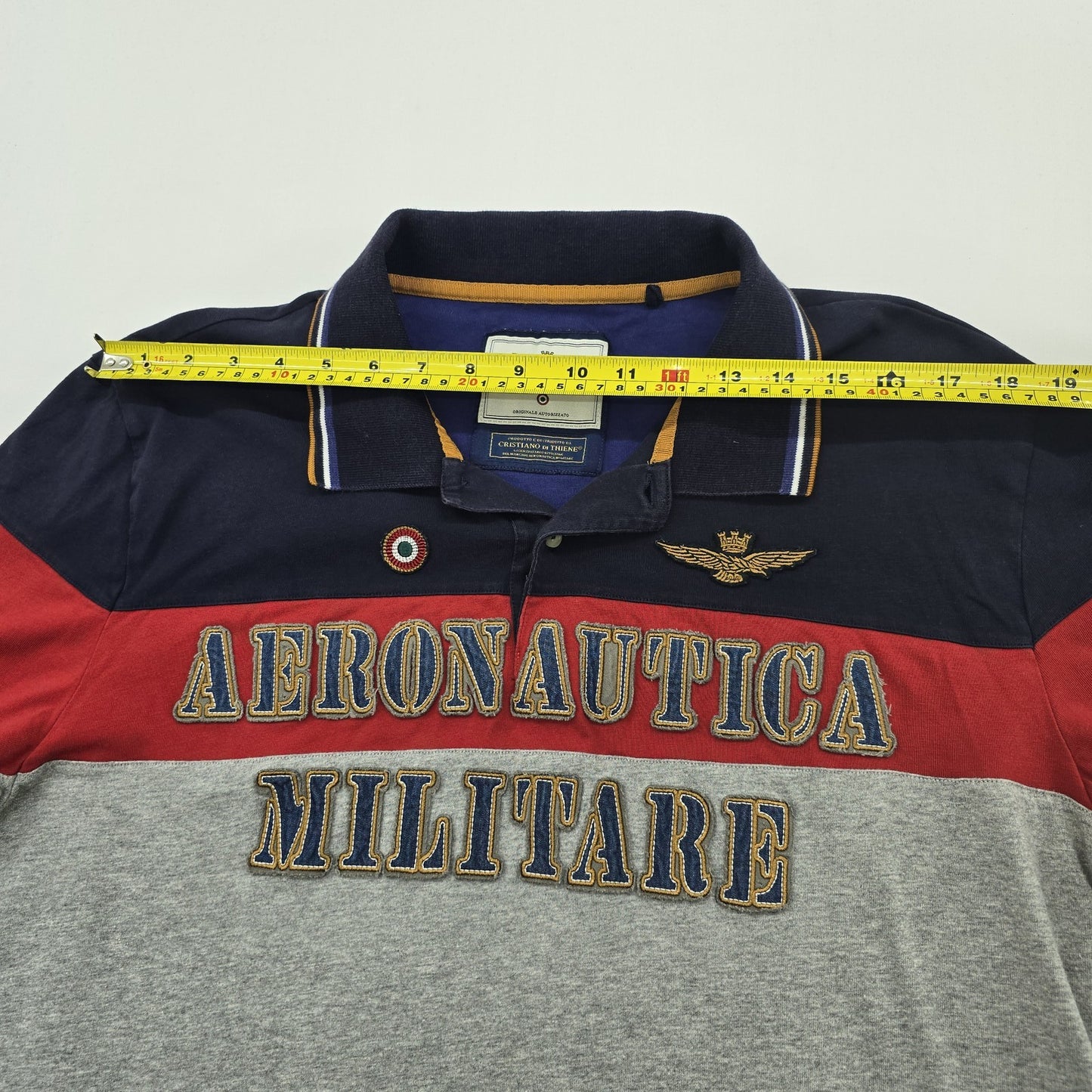 Aeronautica Militare Men Multicolor Polo Shirt size XXL product image 5