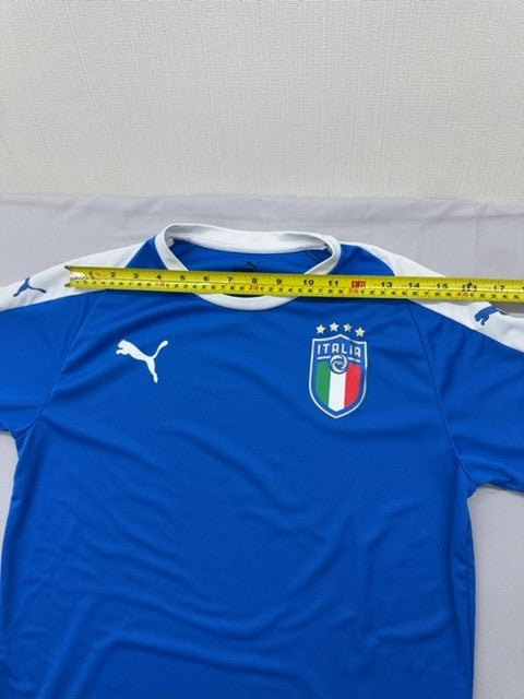 Puma Blue XL Short Sleeve Jersey Crewneck Regular Fit 782917-10
