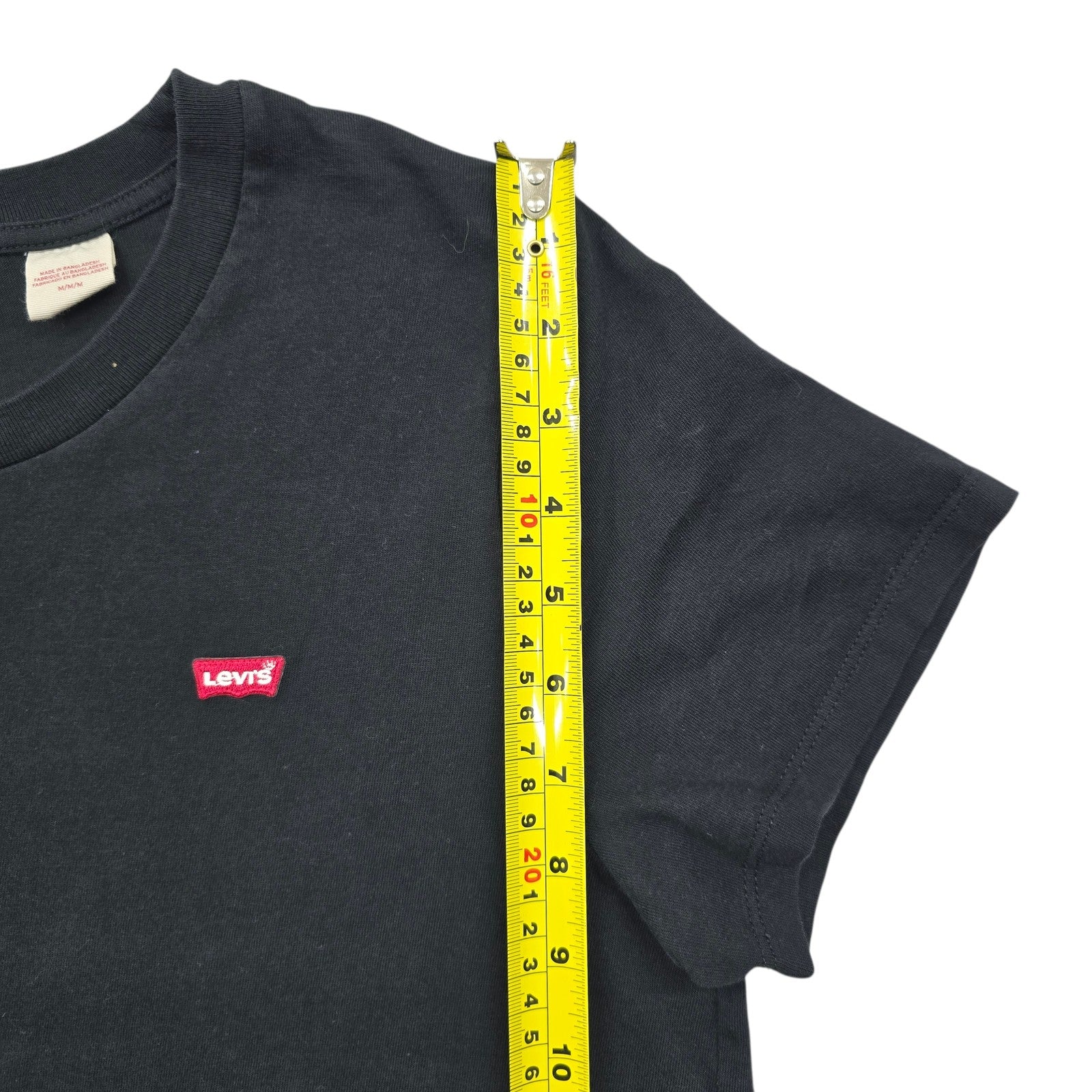 Levi's Women Black T-Shirt size M product image 6