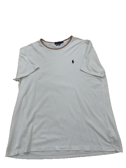 Polo Ralph Lauren Men's White Custom Slim Fit T-Shirt XL