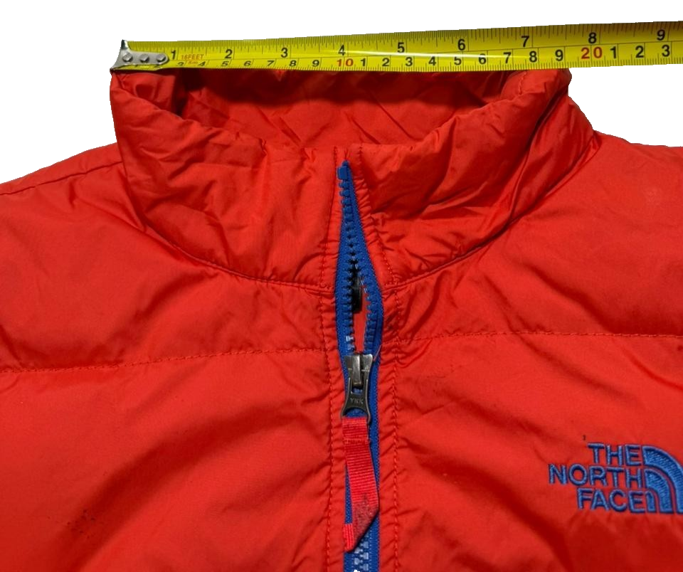 The North Face Boys' 550 Andes Goose Down Winter Jacket In Orange - Size L