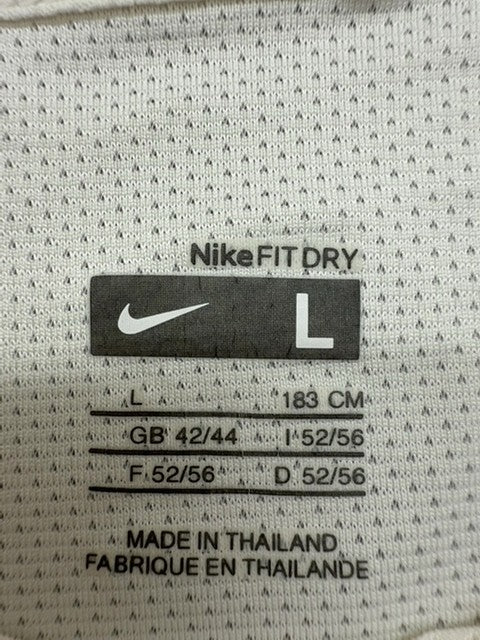 Nike Men's White Dri-FIT Fitness T-Shirt Size L