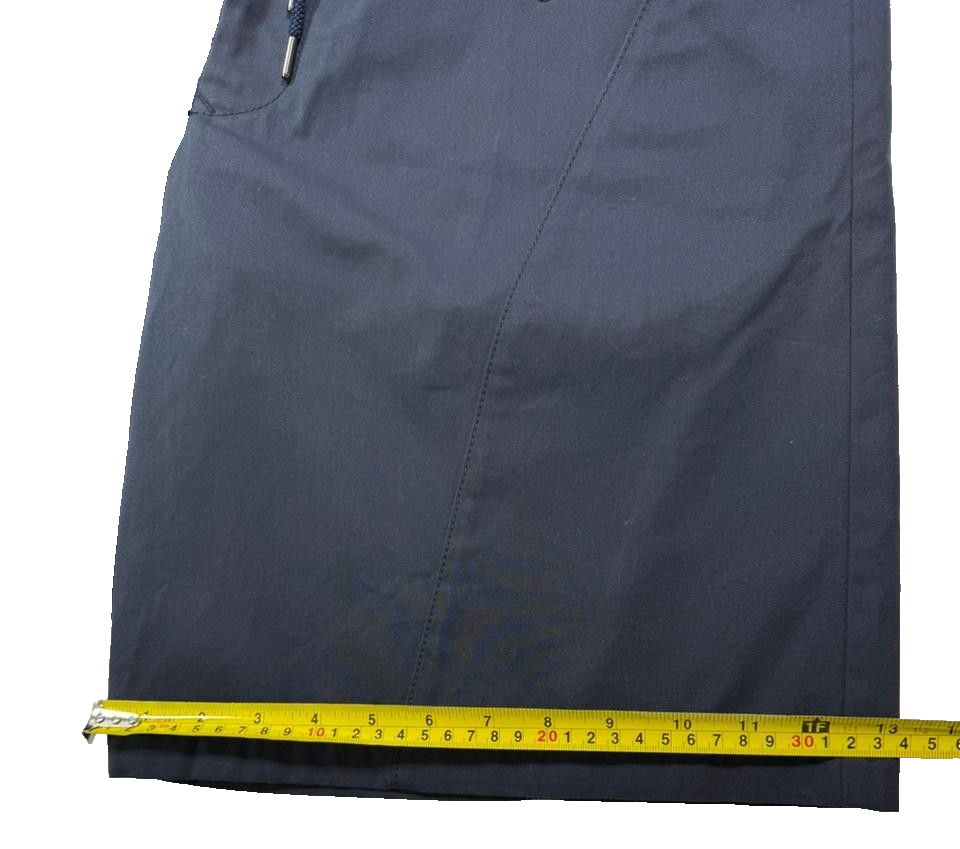 BNWT Armani Men's Navy Blue Shorts With A Drawstring - Size 46
