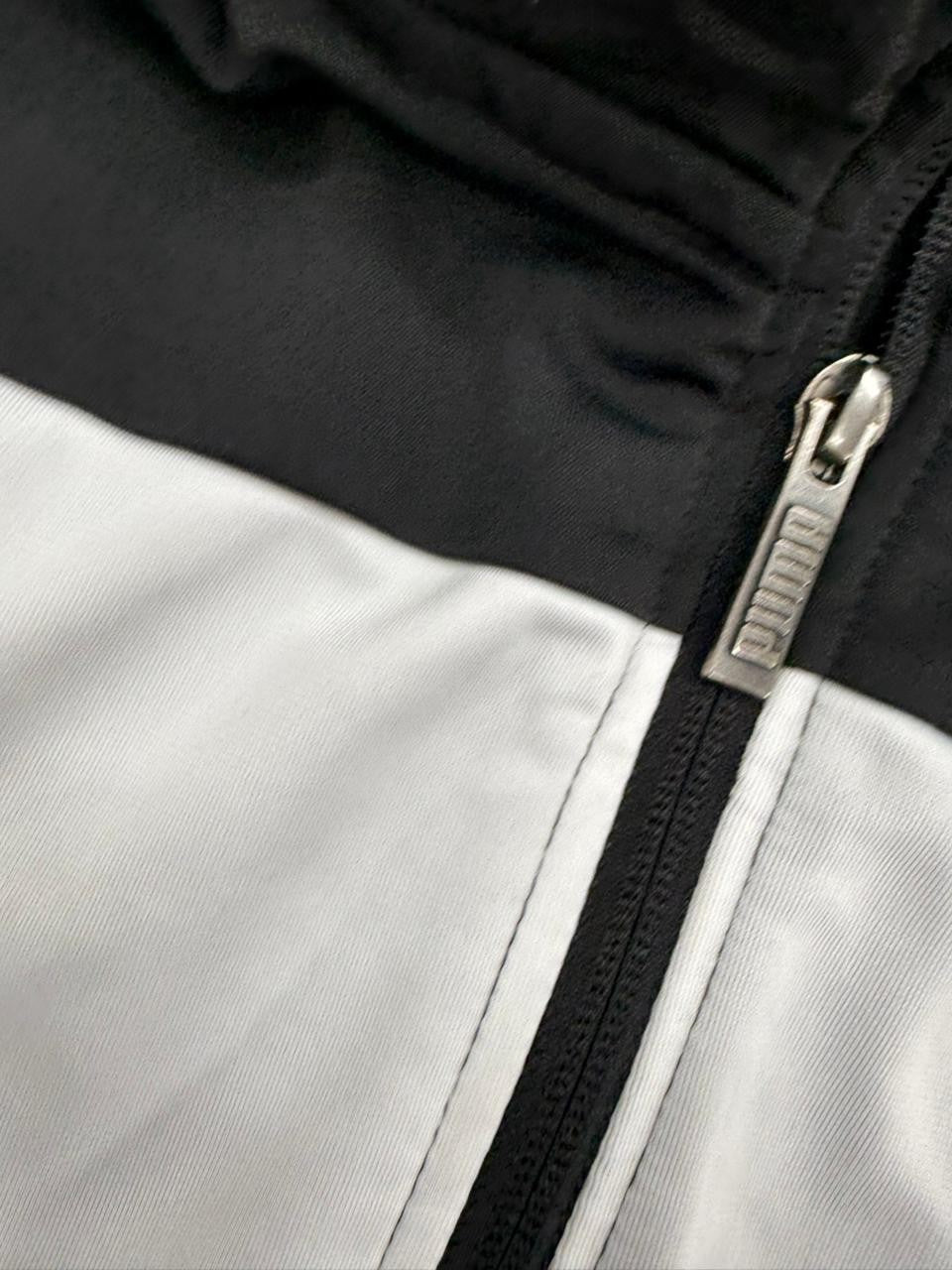 PUMA Men's Black Track Jacket M Full Zip Polyester Long Sleeve