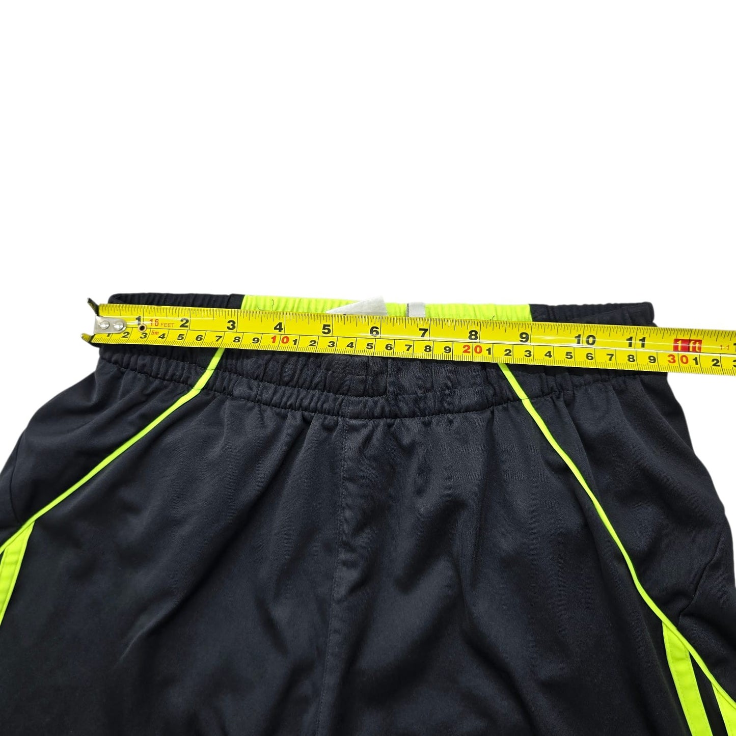 Adidas Men's Black Lime Green Climalite Athletic Shorts Size M
