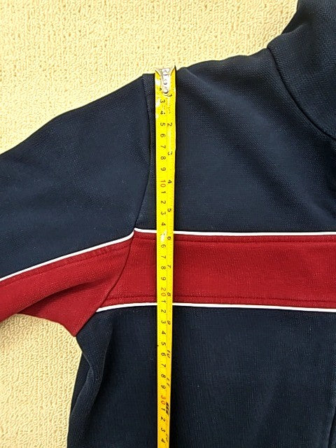Fila Vintage 90s Retro Track Jacket XXL Navy/Burgundy Full Zip