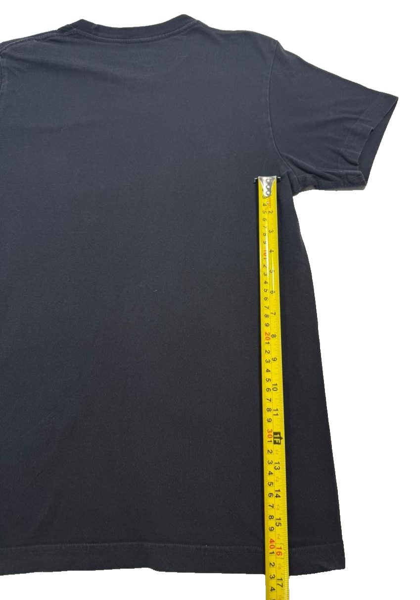 Nike Men's Black Galaxy Swoosh Graphic T-Shirt Slim Fit Short Sleeve Size M