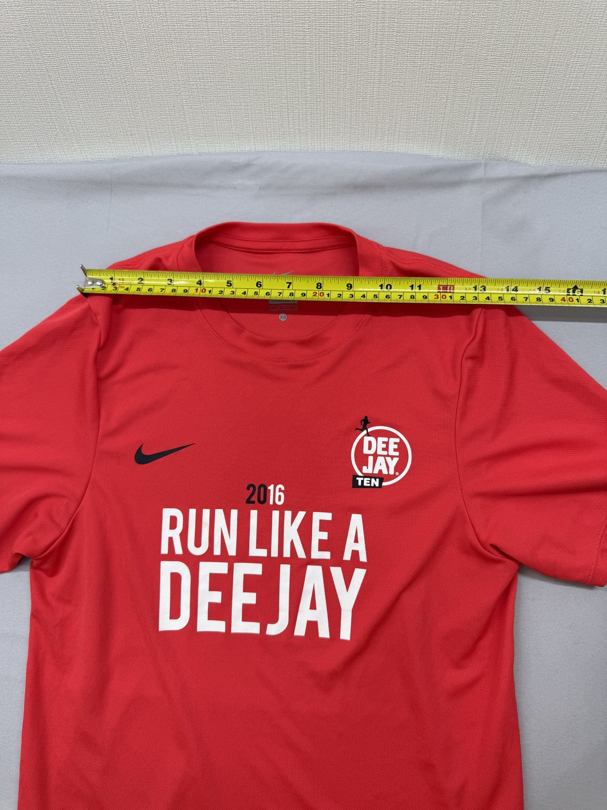 Nike Red Dri-FIT Running T-Shirt XS Men's Short Sleeve Crewneck