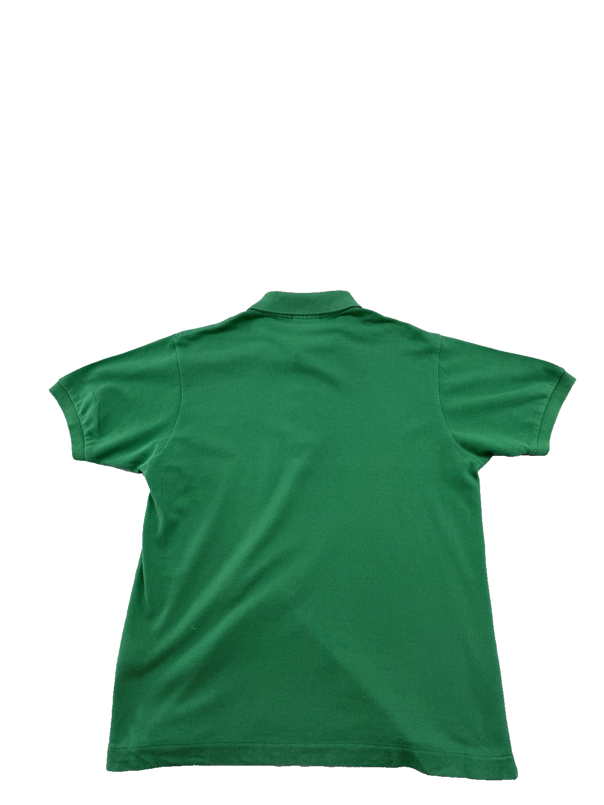 Lacoste L1212 Green Cotton Pique Polo Shirt Size 3 EU Short Sleeve