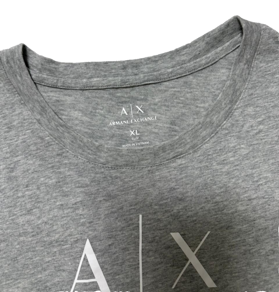 Armani Exchange Men's Logo Crew Neck Short Sleeve Jersey T-shirt | SIZE : XL