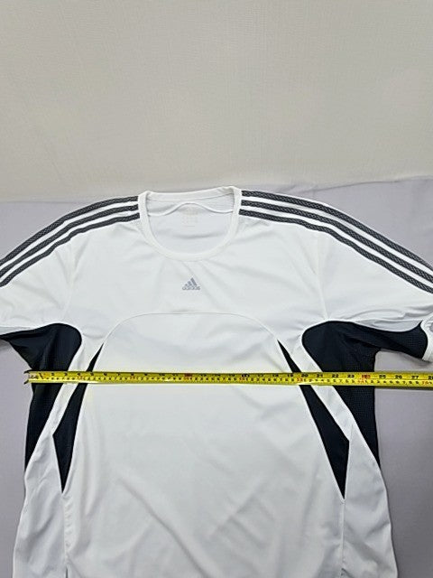 Adidas 3 Stripes White XXL Short Sleeve Crewneck T-Shirt Unisex