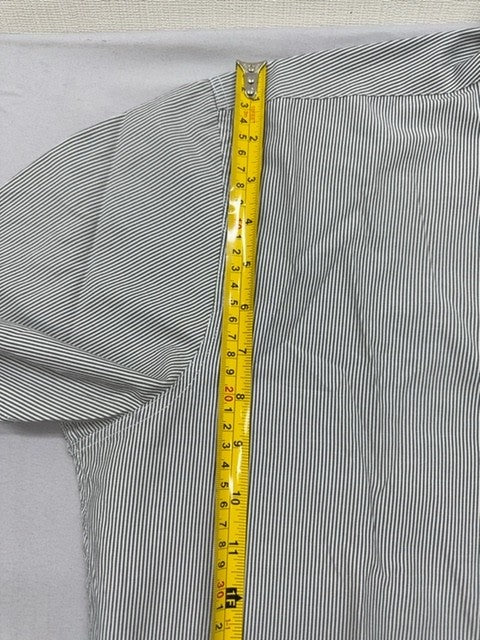 Tommy Hilfiger Men's Light Blue Check Dress Shirt XL Long Sleeve Button-Down