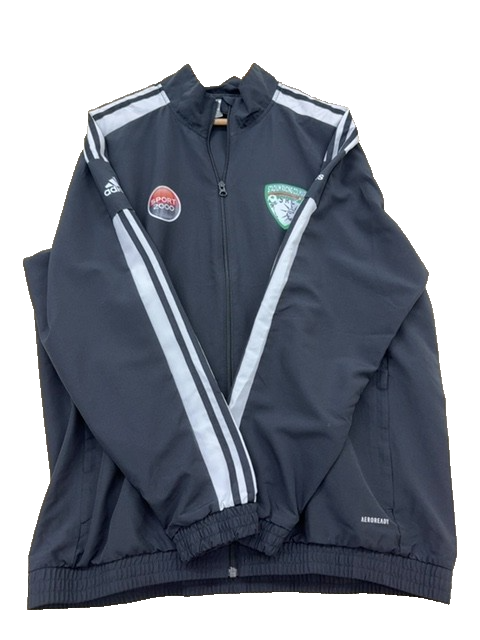 Adidas Men's Primegreen Navy Activewear Jacket XL 3-Stripes