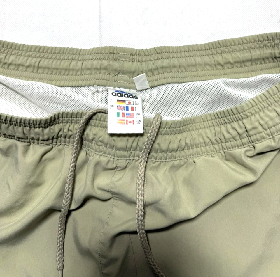 Adidas Men's Training Shorts In A Light Olive Green Color - Size L