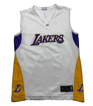 NBA Los angeles lakers Champion Jersey RARE SHIRT LA LAKERS | XL | KIDS