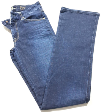 7 For All Mankind Kimmie Bootcut Jeans Women Dark Blue Size 29