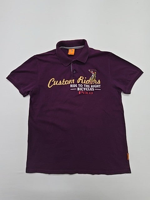 Polo Boys Purple Sports Polo Shirt Size 11/12 Regular Fit