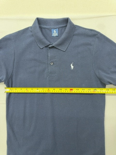 Polo Ralph Lauren Navy Polo Shirt Men M Short Sleeve Cotton