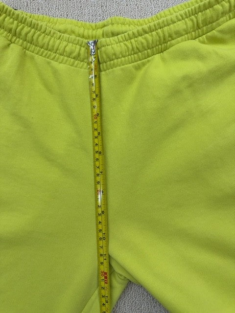 Puma Unisex Green Fleece Jogger Sweatpants Size L Relaxed Fit
