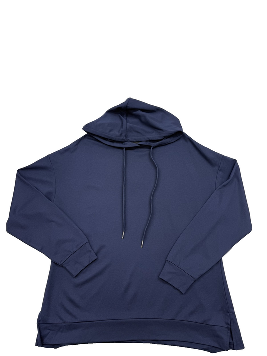 French Connection Unisex Navy Hoodie – Size L, Long Sleeve