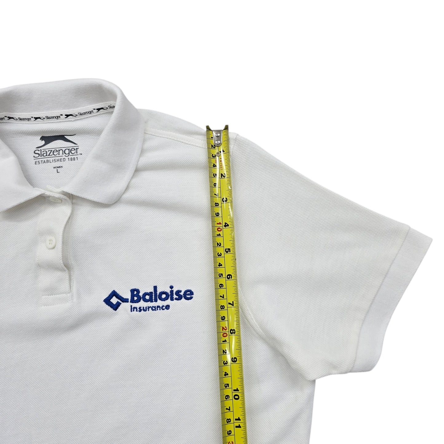 Slazenger Women White Polo Shirt size L product image 6