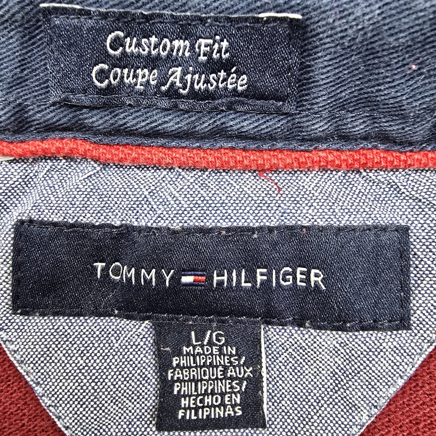 Tommy Hilfiger Men Navy Polo Shirt size L product image 3