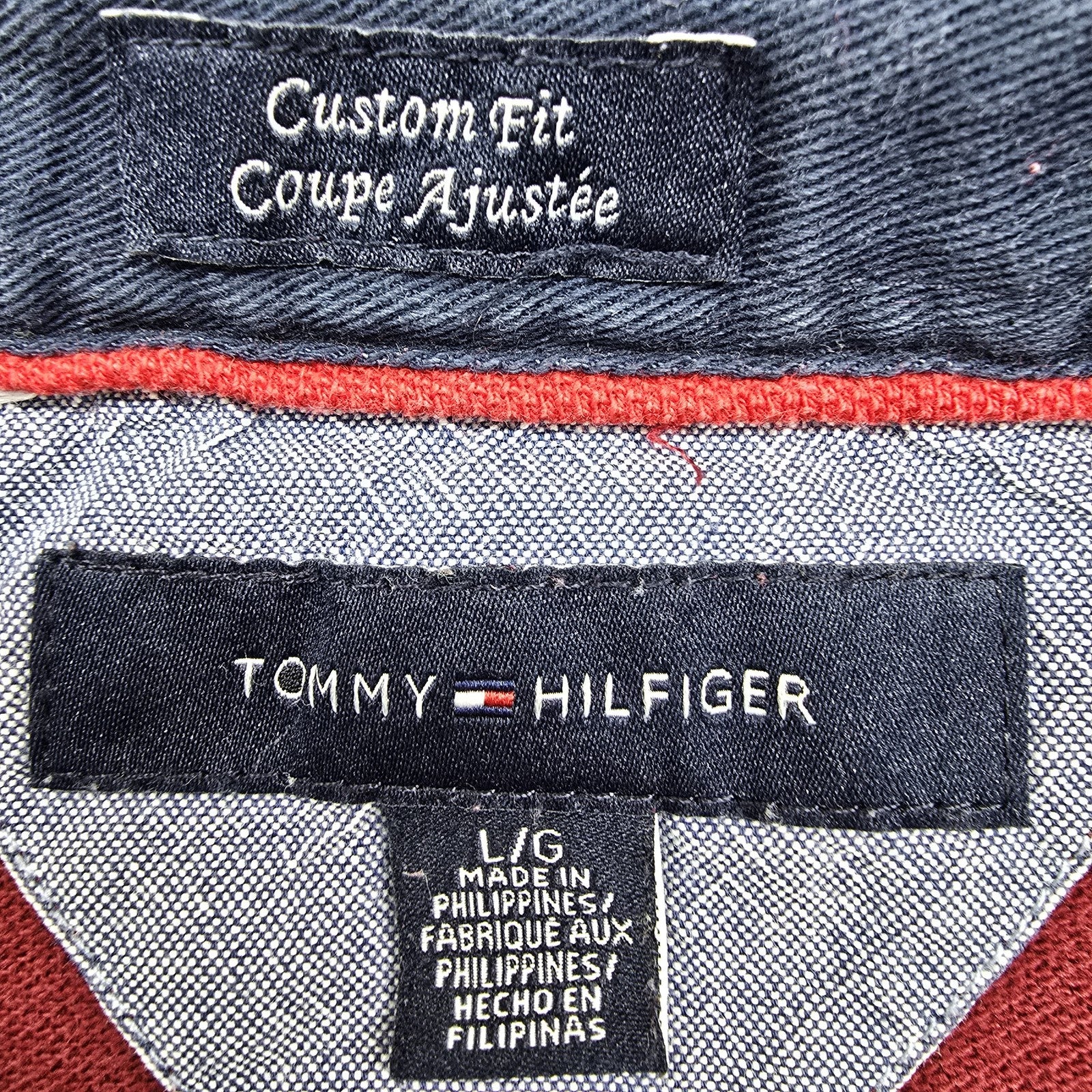 Tommy Hilfiger Men Navy Polo Shirt size L product image 3