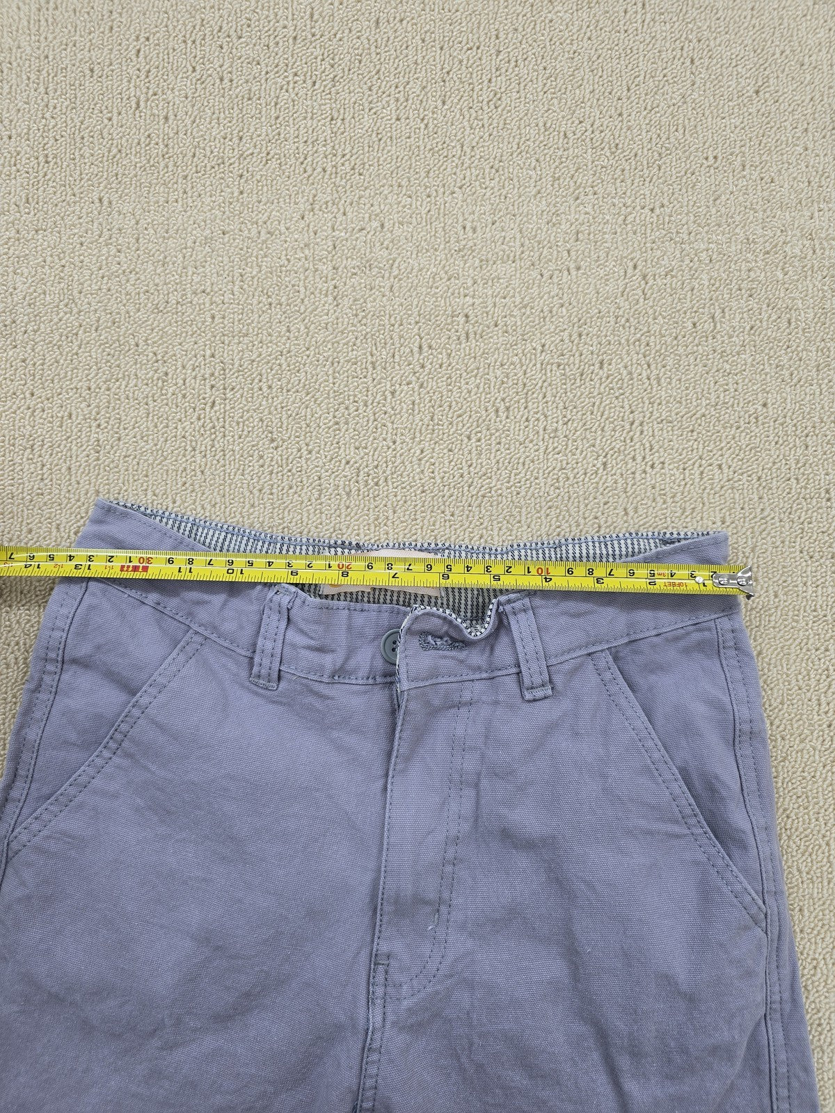 Timberland Men's Light Blue Cargo Pants 30x32 Relaxed Fit Twill