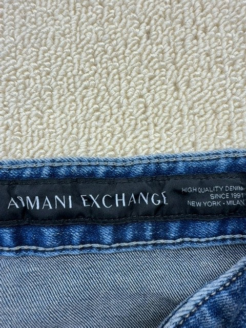 Armani Exchange Men's Skinny Jeans 38 Blue Stretch Denim J14