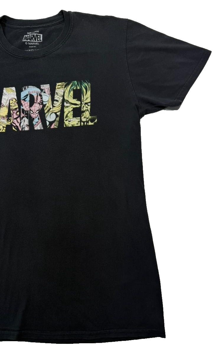 Marvel Comics Men's Short-Sleeve Black T-Shirt - Size L