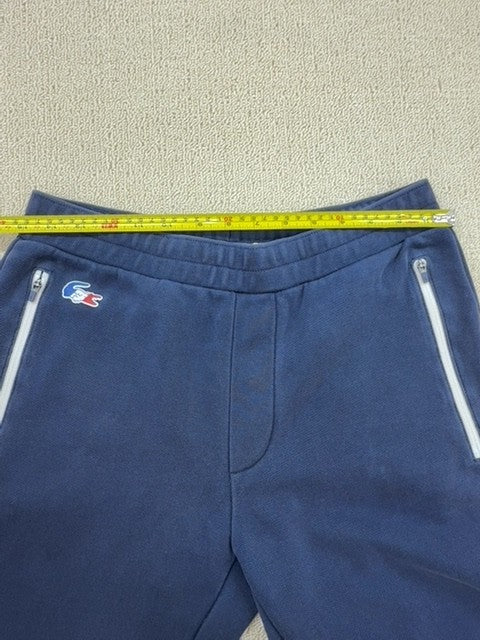 Lacoste Sport Men's Navy Fleece Sweatpants M Tapered Tennis