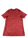 Nike Men's Red T-Shirt – Size M, Short Sleeve, Training