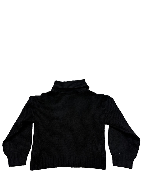 French Connection Women's Black Sweater – Size M, Long Sleeve