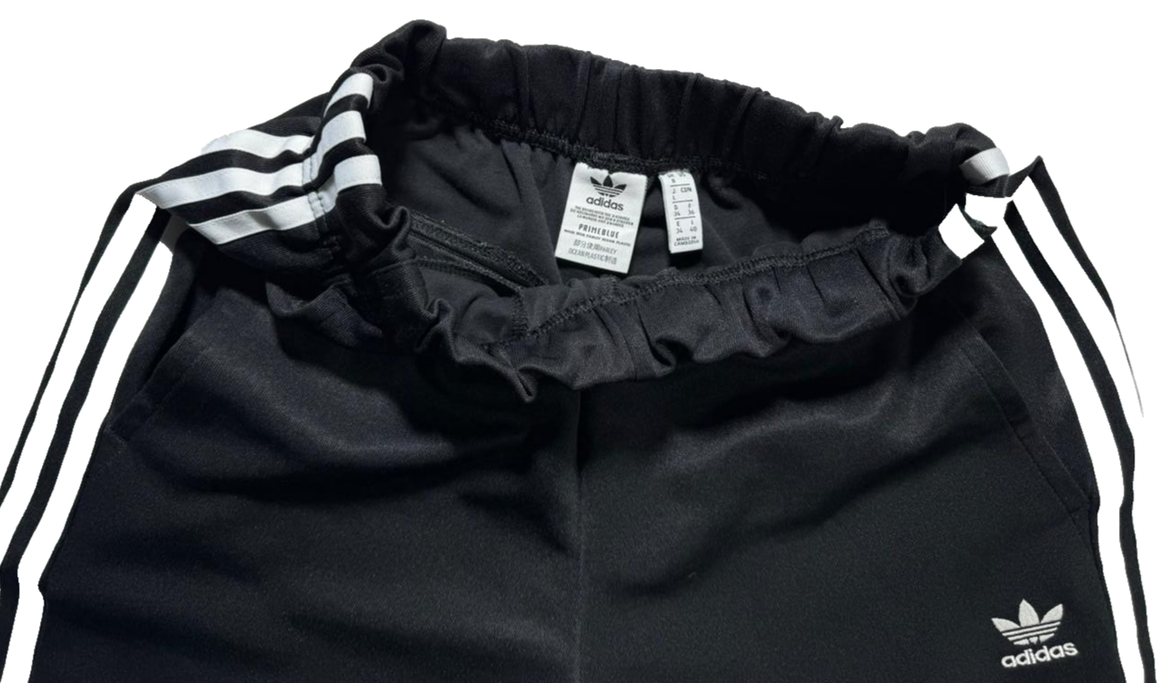 Adidas Black 3-Stripe Juniors Track Pants Joggers Youth Size M