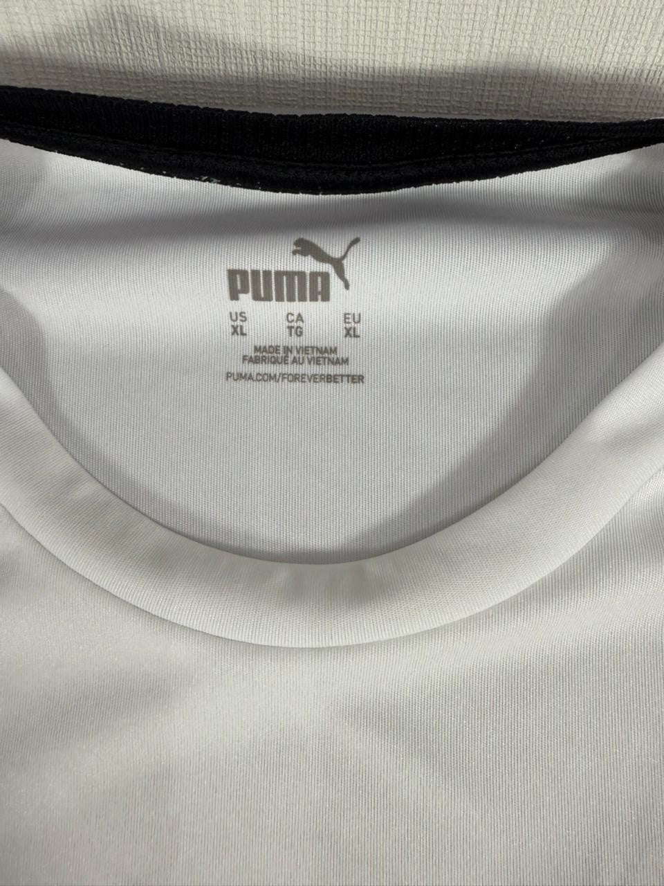 Puma Men's XL White Training Sports T-Shirt DryCell Athletic Tee