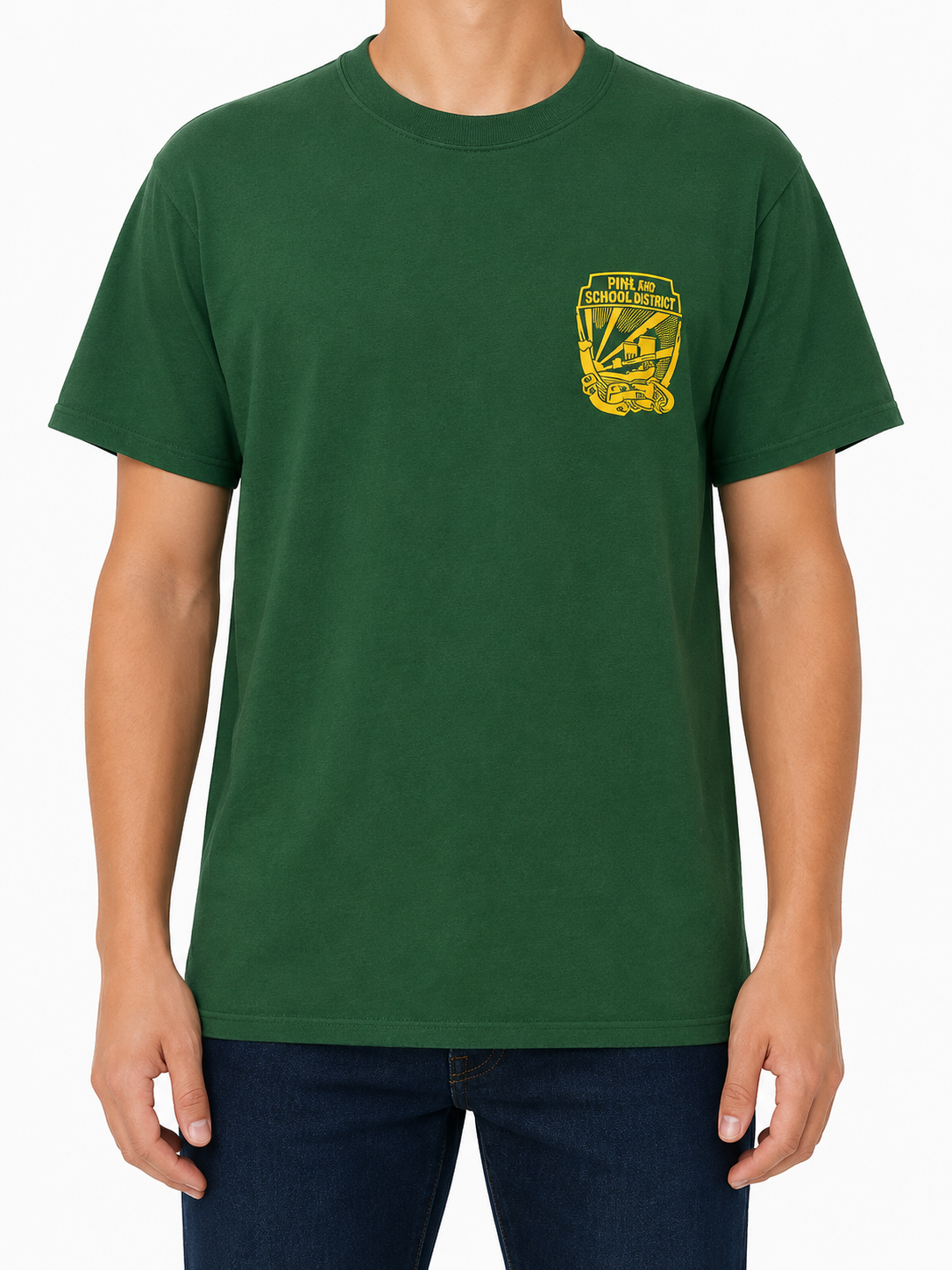 Fruit of the Loom Unisex Green T-Shirt size S product image 1