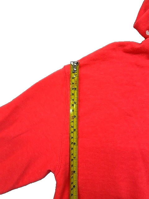 Tommy Jeans Men's Red Hot Linear Logo Hoodie Size M Cotton Blend