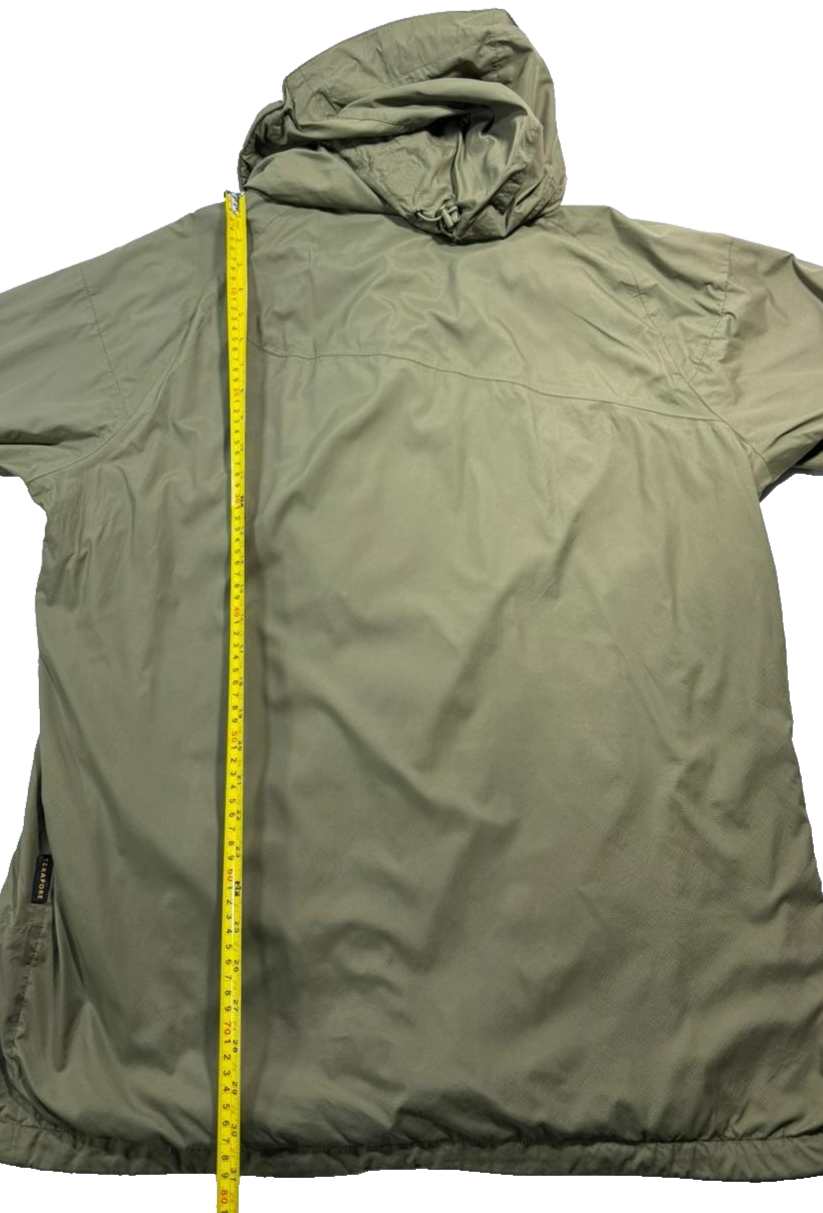 Jack Wolfskin Men's Olive Green Hooded Outdoor Jacket Texapore Full Zip L