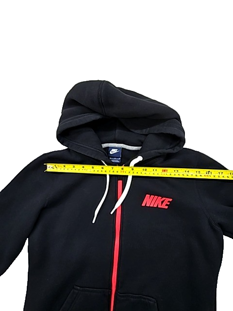 Nike Men's Black Full-Zip Fleece Hoodie Size M Club Basketball