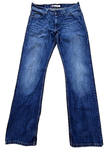 Levi's 506 Men's Straight Stretch Jeans 34x34 Blue Med Wash