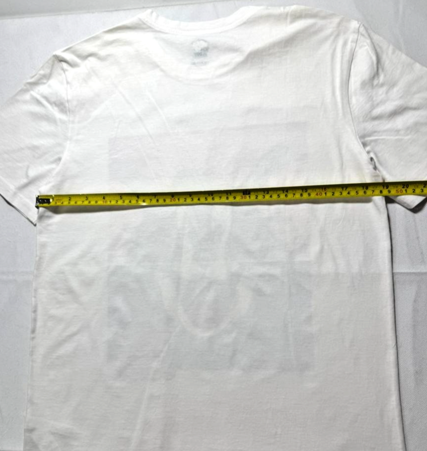 Tezenis White Tom & Jerry Graphic Tee, Crew Neck Short Sleeve - Size M
