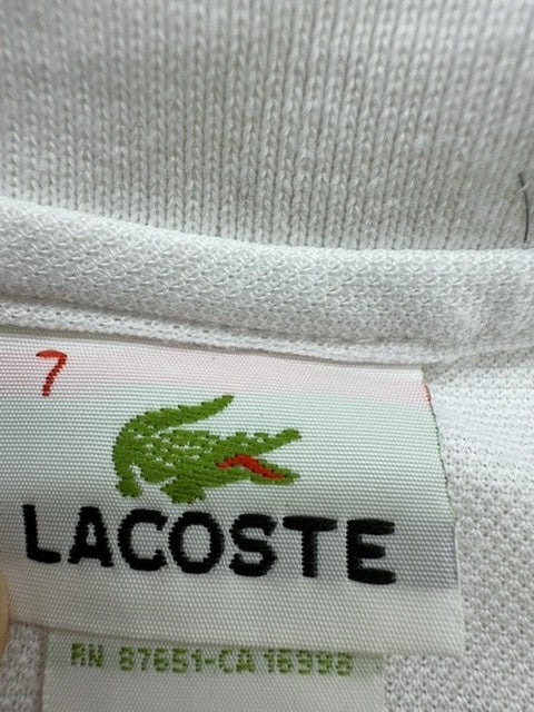 Lacoste Men's White Classic Fit Polo Shirt L.12.12 Short Sleeve Cotton