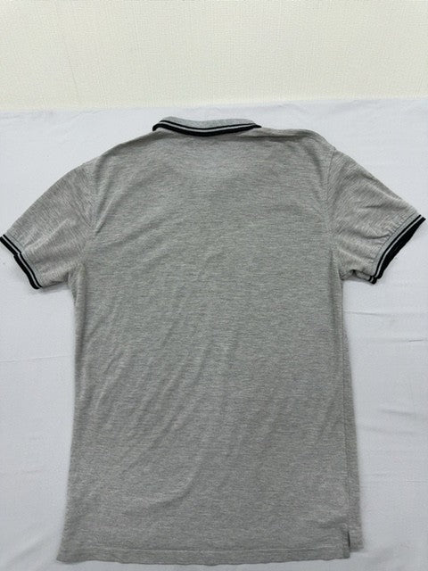 Fred Perry Men's Gray Polo Shirt – Size M, Short Sleeve, Cotton