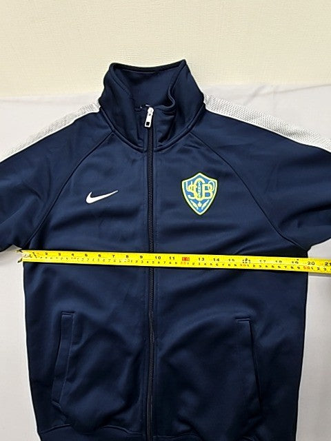 Nike Men's Navy Track Jacket S Full Zip Sportswear Poly Sml