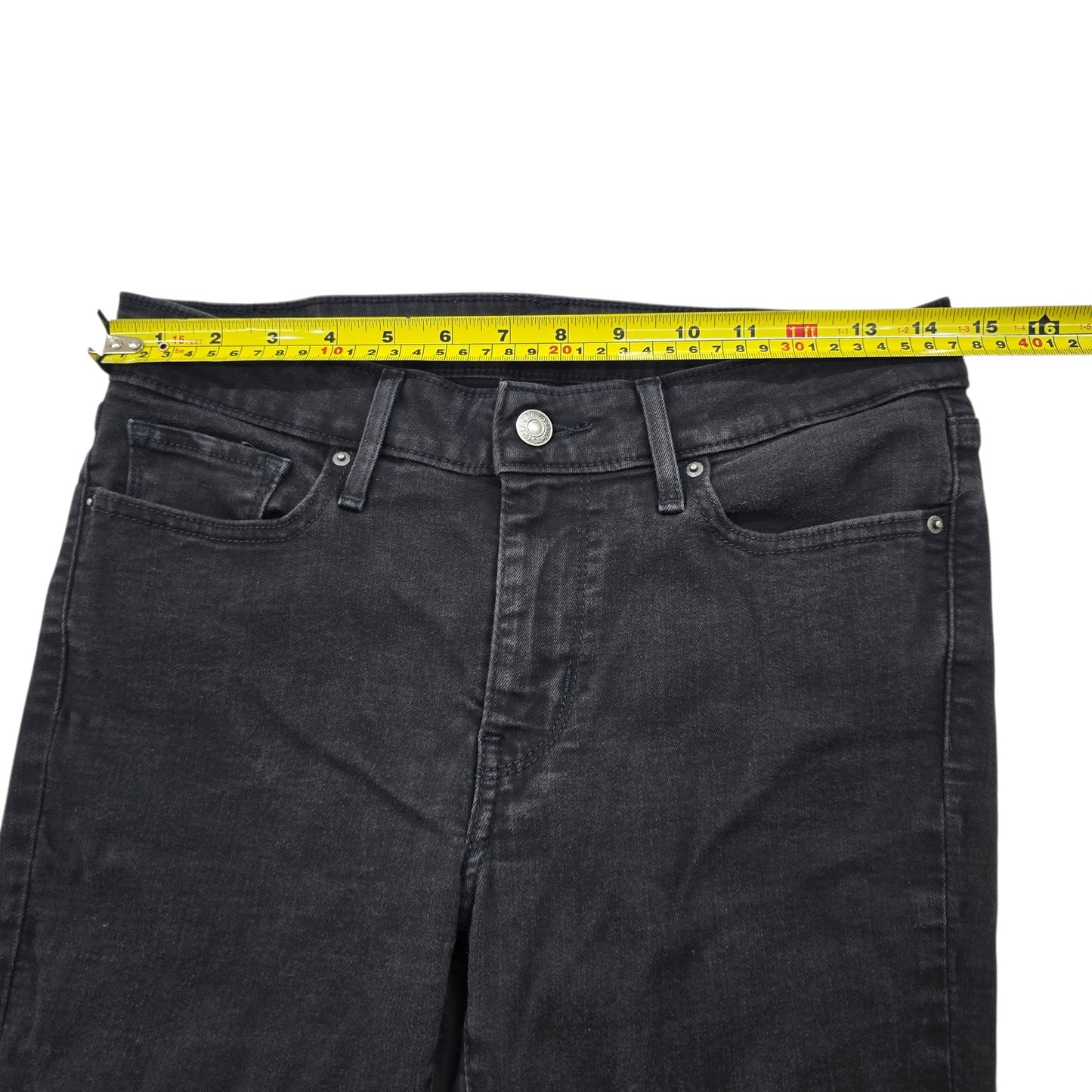 Levi's Women Black Jeans size W29 L34 product image 5