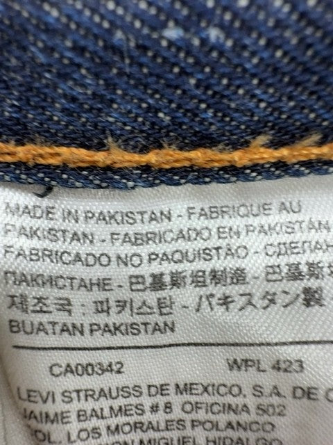Levi's Men's 501 Original Fit Straight Leg Indigo Jeans XXL 36x30