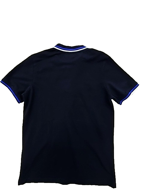 Kappa Men's Black Cotton Polo Shirt Medium Regular Fit