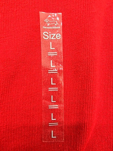 Harmont & Blaine Red V-Neck Long Sleeve Men's L Sweater