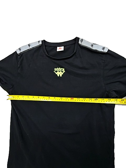 Kappa Men's Black Logo Crewneck T-Shirt Size Large