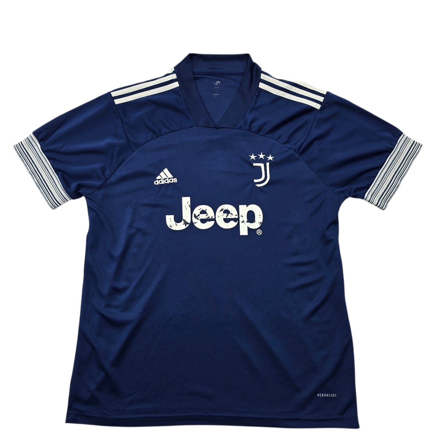Adidas Men's Navy Juventus Away Striped Soccer Jersey M